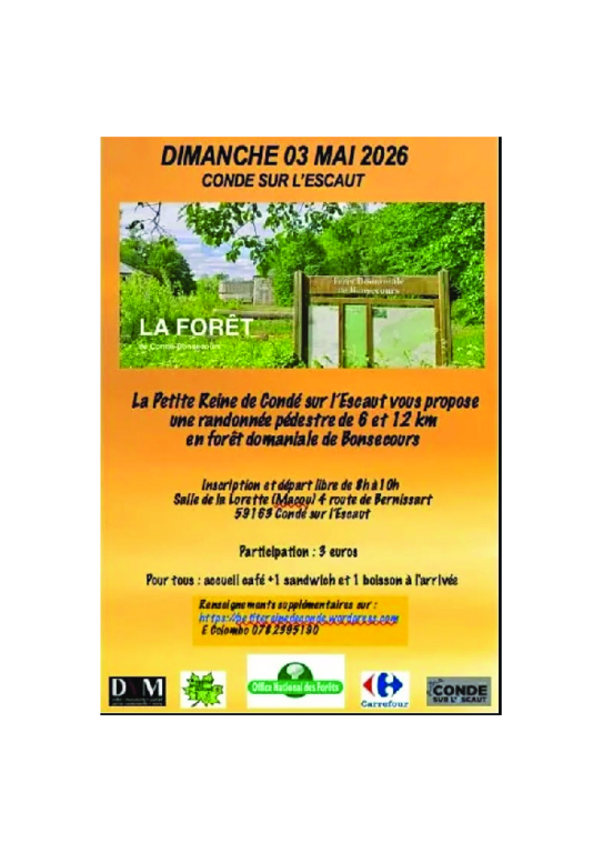 MN Randonnée Pedestre à Condé sur l'Escaut