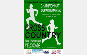 Championnat départemental de Cross FFA 2019 - Vieux Conde