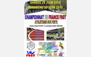  Championnat de France FSGT  Piste  Auby (59) 