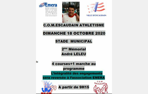 Escaudain : courses + marche 