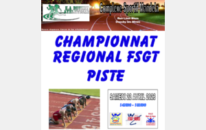 Championnat régional  Piste  Douchy les Mines