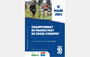  Championnat de France FSGT  Cross  a Alones 